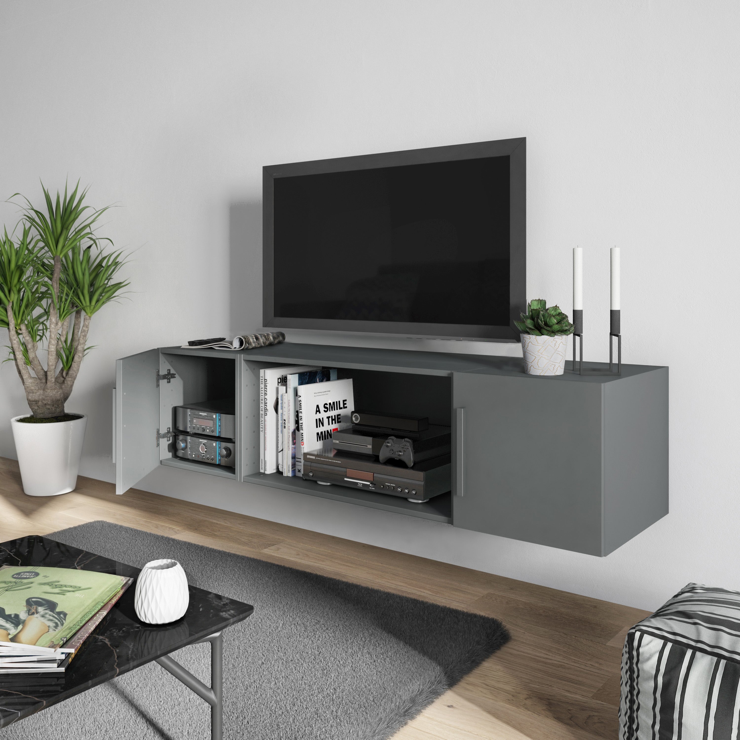 meuble télé leroy merlin